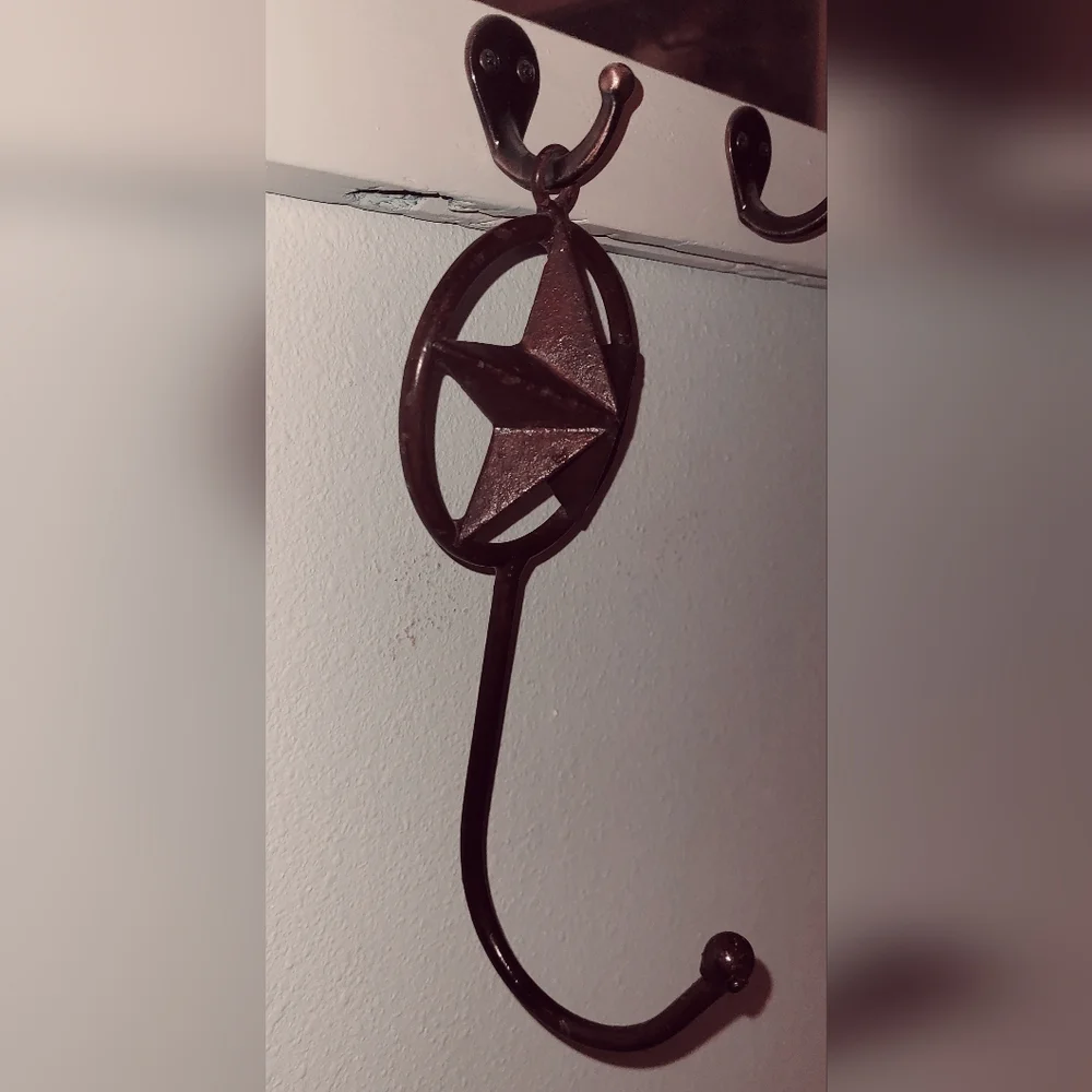 Iron Star Wall Mount Hook